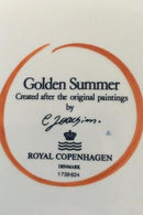 Royal Copenhagen Gylden Sommer Spisetallerken No 624
