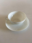 Royal Copenhagen Hvid Flagermus Kaffekop og Underkop