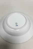 Royal Copenhagen Hvid Halvblonde Dyb Tallerken No 605