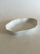 Royal Copenhagen White Half Lace Oval Dish No 353
