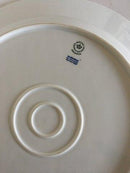 皇家哥本哈根白色半花边圆形餐盘