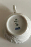 Royal Copenhagen White Triton Tea Cup / Large Coffee Cup and Saucer No 14194