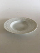 Royal Copenhagen Hvid Vifte Dyb Tallerken No. 11515