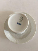 皇家哥本哈根白扇摩卡杯和碟子编号11548