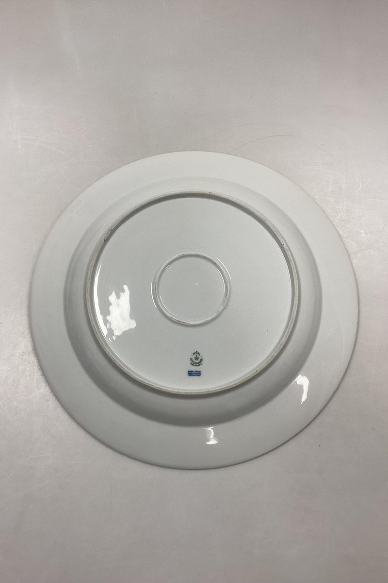 Royal Copenhagen Hvidt Blå Blomst Kantet Stort Fad No. 8544