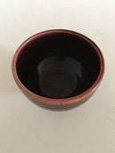 Royal Copenhagen Ivan Weiss Unique Stoneware Bowl in Oxblood Glaze