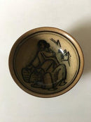 Royal Copenhagen Jais Nielsen Unique Stoneware Bowl from 1957