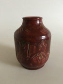 Royal Copenhagen Jais Nielsen Unika Vase No 2370 Jonas og Hvalen