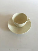 Royal Copenhagen Josephine Creme Curved Coffee Cup and Saucer