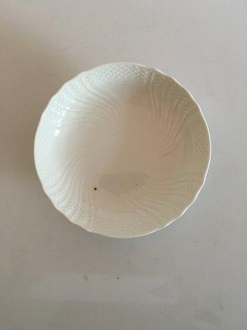 Royal Copenhagen Josephine White Curved Cake Bowl on Short Foot