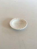 Royal Copenhagen Josephine White Curved Round Butter Pad / Salt Dish