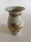 Royal Copenhagen Krakele Vase med Guld No 146/2490