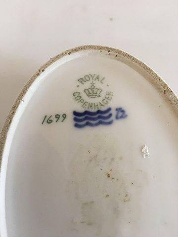 Royal Copenhagen Lågskål No 1912/1756 med Havne og Sejlbådsmotiv