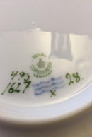 Royal Copenhagen Let Saksisk Blomst Sidetallerken No 1627