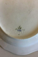 Royal Copenhagen Let Saksisk Blomst Ovalt Fad No. 1557