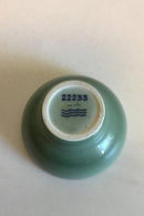 Royal Copenhagen Lysestage af Gerd Bøgelund med grøn Celadonglasur No 22233 PMN