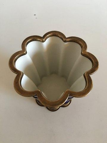 Royal Copenhagen Margrethe Bæger med Sølvmontering af Anton Michelsen