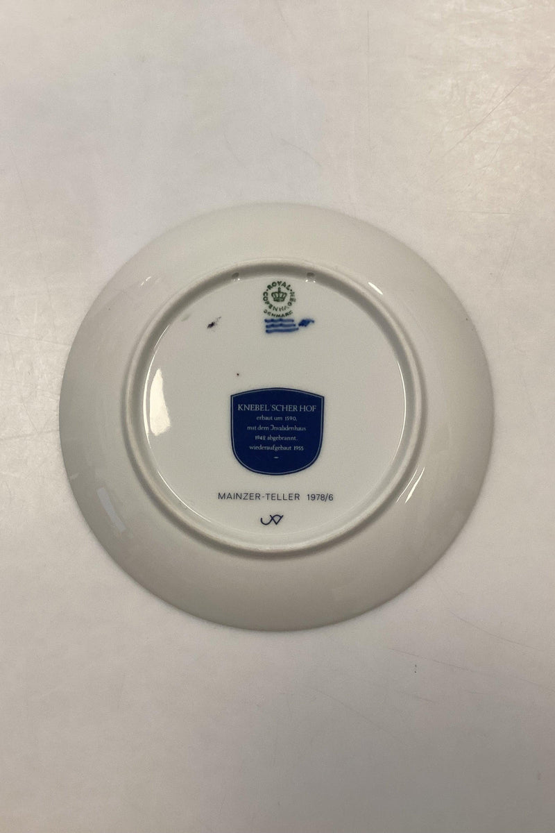 Royal Copenhagen Mindeplatte MAINZ No.1978/6