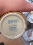 Royal Copenhagen Miniature Stoneware vase by Nils Thorsson No 20957 with fish