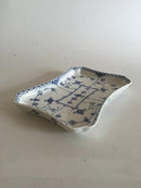 ロイヤルコペンハーゲン ブルーフルーテッドハーフレース フラットトレイ No 716