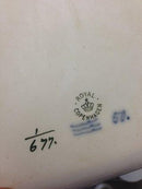 Royal Copenhagen musselmalet halvblonde Bakke No 677