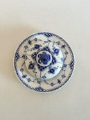 ロイヤルコペンハーゲン ブルーフルーテッドハーフレース キャビアボウル 蓋・ソーサー付 No502