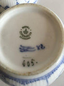 Royal Copenhagen Musselmalet Halvblonde Sukkerskål No. 605