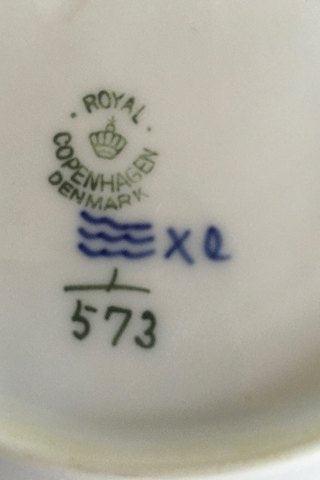 ロイヤルコペンハーゲン ブルーフルーテッドハーフレースプレート No 573