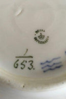 Royal Copenhagen Musselmalet Halvblonde Tallerken  No 653