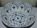 Royal Copenhagen Blue Fluted Full Lace Fruit bowl No 1061