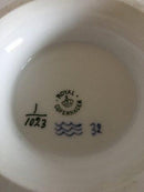 Royal Copenhagen Blue Fluted Full Lace Cake Bowl on Foot No 1023