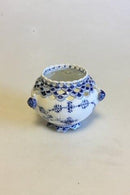 Royal Copenhagen Blaue kannelierte kleine Vase Nr. 1043