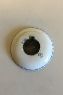 Royal Copenhagen Blue Fluted Full Lace Candle Drip Cup with 2-Crown coin with Christian IX and Queen Louise, 1892. No 1009