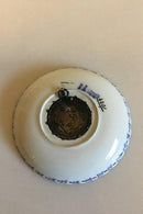 Royal Copenhagen Blue Fluted Full Lace Candle Drip Cup with 2-Crown coin with Frederik VIII, 1912. No 1009