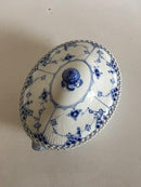 Royal Copenhagen Blue Fluted Full Lace Oval Lidded Dish No 1129