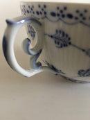 Royal Copenhagen Blue Fluted Full Lace Large Tea Cup / Morning Cup No 1142