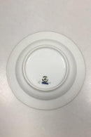 Royal Copenhagen Blue Fluted Red Ruby/Pink with Gold Edge Half Lace Dessert Plate No 2/566