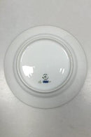 Royal Copenhagen Blue Fluted Red Ruby/Pink with Gold Edge Half Lace Lunch Plate No 2/572