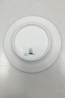 Royal Copenhagen Blue Fluted Red Ruby/Pink with Gold Edge Half Lace Cake Plate No 2/575