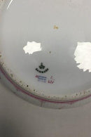 Royal Copenhagen Blue Fluted Red Ruby/Pink with Gold Edge Half Lace Lidded Bowl No 2/620