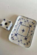 Royal Copenhagen Musselmalet Riflet Bakke med Blækhus No 128