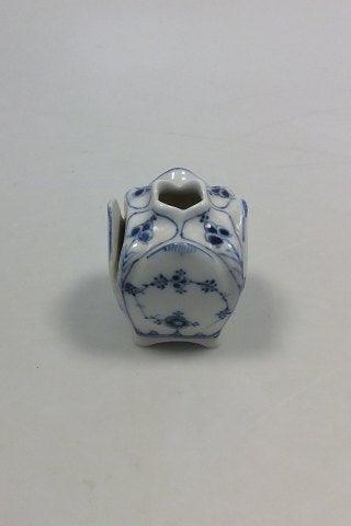 Royal Copenhagen Musselmalet Riflet Bordkortholder og Vase No. 495