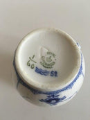 Royal Copenhagen Blauer kannelierter Sahnekrug Nr. 60/394
