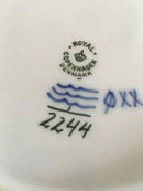 Royal Copenhagen Musselmalet Riflet Hotel Tallerken No 2244