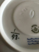 ロイヤルコペンハーゲン ブルーフルーテッド コーヒーカップ＆ソーサー No 93