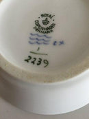 Royal Copenhagen Blaue kannelierte Olivenschüssel Nr. 2239