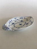 Royal Copenhagen Blue Fluted Plain Oval Asiet with Handle No. 152