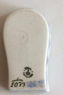 Royal Copenhagen Blaue geriffelte Teekanne Nr. 2033