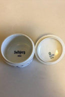 Royal Copenhagen Blue Fluted Plain Butter Bowl from "Solbjerg" Dairy