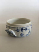 Royal Copenhagen Musselmalet Riflet Smørskål No. 398 (uden låg)